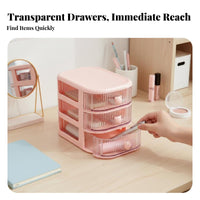 Compartmentalized organizer with Drawer Multifunctional for Desk, Dorm Room, Artists