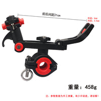 Offshore Boat Fishing Rod Holder with Clamp for Round Tube, Portable and Swivel