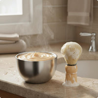 Lather Bowl Wide Mouth Shave Foam Cup Easy to Hold for Bathroom