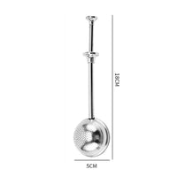 Sugar Shaker Duster Telescopic Handle Press Type Tea Filter Single-Hand Hand