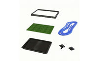 Dog Potty with Drain Drainable Pet Toilet with Hose Easy-Rinse Grass Dog Toilet for Dogs, Puppies, Apartments, Balconies