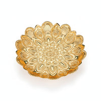 Metal Decorative Tray Shallow Tray Varnish Look