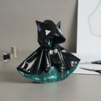 OB11 Cat Ear Cloak Chain Clasp Detail 1/12 Scale Doll Cloak BJD Outfit
