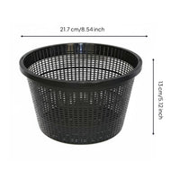 8.5 Inch Aquatic Plant Basket Resistant Round Soilless Cultivation Mesh Pot Heavy Duty Soilless Cultivation Growing Cup