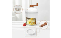 Shaved Ice Machine with Ice Mold Food-Grade Slushy Maker Stainless Steel