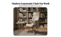 Ergonomic Mesh Chair with headrestrest assistance rotate Seat for Distant Workers