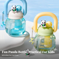 Drop Resistant Kids Water Bottle with Handle Great Gift Idea Cartoon Double-Drink Cup Easy to Clean for Children, Girls, School, Outdoor