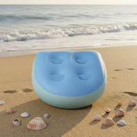 Inflatable Spa Booster Seat Water or Air Fillable Waterproof Bath Pillow for Adults, Bathtub