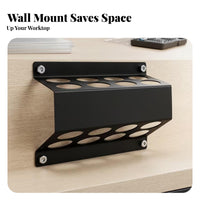 TIG Metal Joining Rod Rack Black Metal Joining Rod Storage Rack Mounting