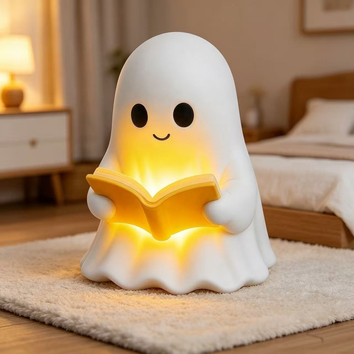 Ghost Reading Light Halloween Bedroom Decor