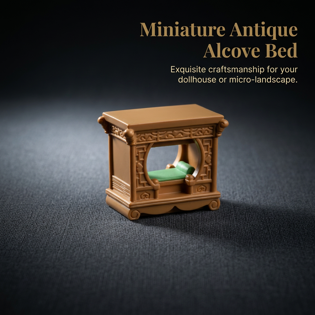 Dollhouse Furniture Authentic Micro Landscape Accessory, antique chinese dollhouse furniture, Traditional Dollhouse Furniture for Home Decor
