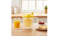 Egg Beating Cup with Handle Sturdy Manual Egg Beater Heavy Duty Hand Crank Mixer for Home Cooks