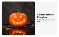 Orange Pumpkin Decoration with Light