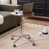 Adjustable Height Rolling Table with Wheels Rolling Laptop Stand