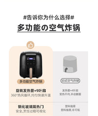跨境10L空气炸锅新款可视多功能大容量自动电炸锅薯条机烤箱一体