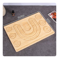 Bead Design Board Engraved Measurements Beading Board Rounded Corners Crafting Supply