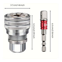 2 Pieces Universal Socket with Adapter Multi-Function Universal Socket