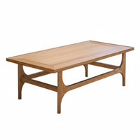 Block Leg Coffee Table Wabi-Sabi Design Household Furniture Minimalist sturdyDuty for Homeowners, Interior Designers, Bedroom