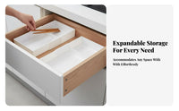 Expandable Cutlery Tray Adaptable Expandable Utensil Holder for Homeowners