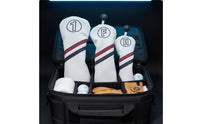3 Pieces Golf Headcover with Pull Tag Padded Golf Club Head Cover Textured for Golfers