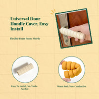 Door Handle Cover, Bedroom, resistantCollision, resistantelectric, Winter Protection Sleeve