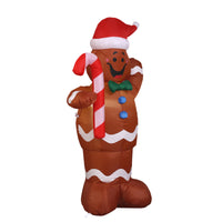 1.5m Inflatable Gingerbread Man Christmas Decoration (AU Plug)