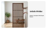 Modern Asian Design Freestanding Cutout Panel Serene Aesthetic Partition Wall Easy to Clean Privacy Screen for Interior Designers, Apartment Dwellers, Business Owners, Entrance Hall, Restaurant, Bedroom