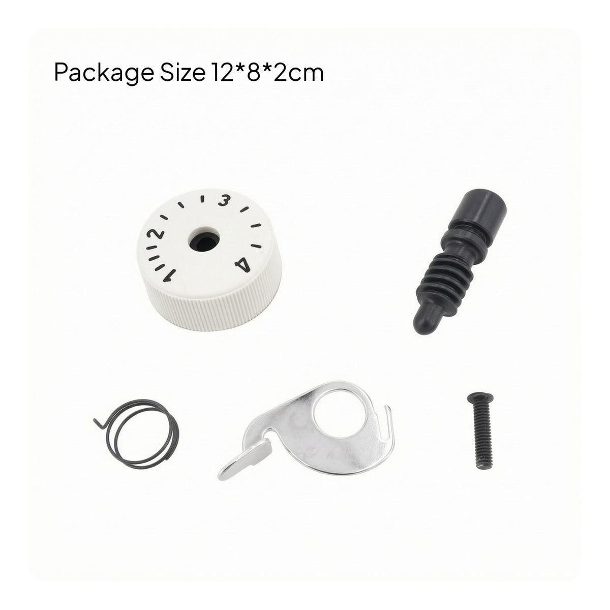 Double-Needle Marking Plate White Threaded Adjustment Piece Assembly Metal