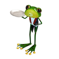 Frog Figurine Decorative Frog Statue Ornament for Balcony