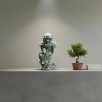 Bodhidharma Statue Miniature Zen Aquatic Aquarium Decoration Indoor and Outdoor