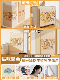 猫抓板贴墙耐磨不掉屑立式墙角转角猫咪磨爪墙贴防猫抓沙发保护垫