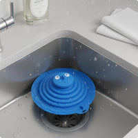 Silicone Drain Plunger Reusable Sink Clog Remover Non-Slip Grip