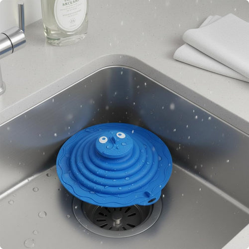 Silicone Drain Plunger Reusable Sink Clog Remover Non-Slip Grip