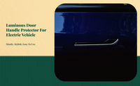 Luminous Door Handle Decals, luminescentat night Car Interior Accessories, Abrasion-Resistant Decoration for Electric Vehicle Series 3/Y
