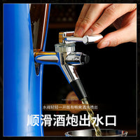 酒炮扎啤炮带七彩发光冰酒泡桶扎啤机用分酒器带冰柱3L1.5L啤酒炮