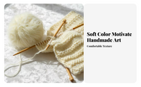 Plush Yarn, Soft Fuzzy, Candy Colors, DIY Crafts