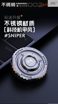 Stainless Steel Ratchet Fidget Spinner Toy Set