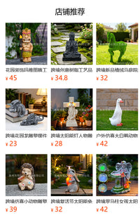 中式禅意风格仿古佛像树脂工艺品装饰摆件寺庙户外装饰人物摆件