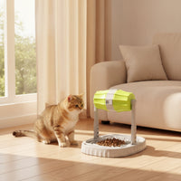 Rotating Dog Feeder Anti-Gulping Food Dispenser for Pets, Cats
