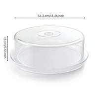 Food Cover with Base Transparent Lid Rectangular for Bakery