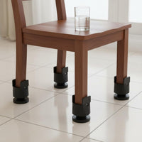 Adjustable Furniture Leg Riser Anti-Slip Heavy Duty Table Elevator Noise Reducing Clamp on Bed Lift