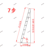 木梯子实木质楼梯家用学生宿舍上下床双层床阁楼楼梯木直梯子单卖
