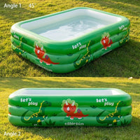 Large Inflatable Swimming Pool for Adults and Kids, Outdoor Family Pool