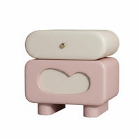 Stacked Capsule Cabinet Installation-No-Installation Nightstand 2 Storage
