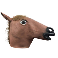 Latex Animal Full Head Mask Breathable Animal Costume Accessory Pull-on for Halloween, Masquerade, Stage Performance