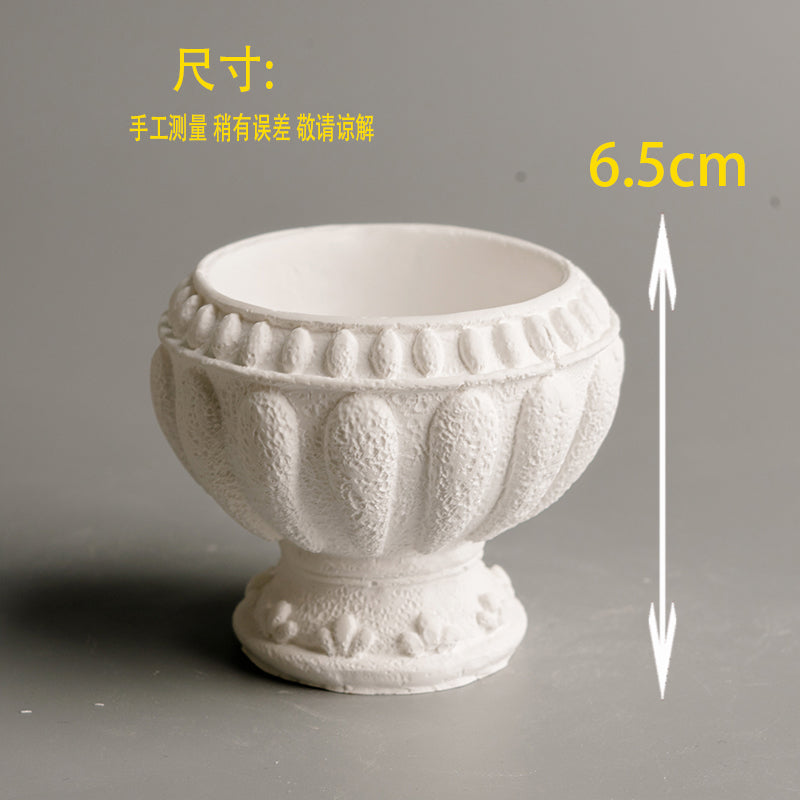 ins风罗马柱香薰石膏北欧风烛台香氛摆件民宿咖啡馆家居装饰欧式