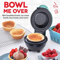 Waffle Bowl Maker Breakfast Machine 350W 2-3 People
