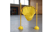 Detachable Sandbag Toss Target with Net Water-Fillable Throwing Target Frame Portable Yard Game Allcomplete Set for Children, Toddlers, Backyard, Kindergarten, Playroom