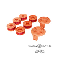 Replacement Spool with Cap Spool with Cover Long Service Life Trimming Cord Refill for Yard Maintenance