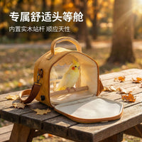 Portable Parrot Carrier Bag, Winter Windproof, for Small Birds